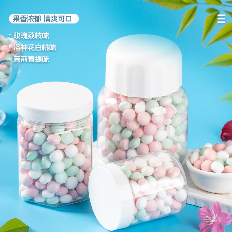 【无糖薄荷糖】糖大叔花香水果味薄荷糖清新口气接吻KISS糖果香体