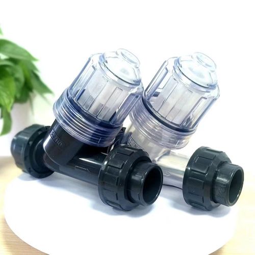 【高品质】污水液体UPVC管道式Y型过滤器 塑料Y过滤水 带滤网配件
