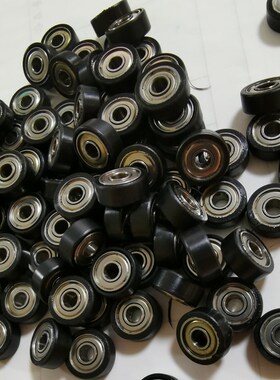黑色PE包胶轴承623 3*10*4mm