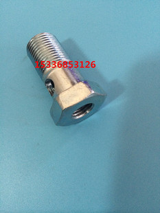 厂家直销空心螺丝回油螺栓主肖螺栓柴油管液压油管过油螺丝M18