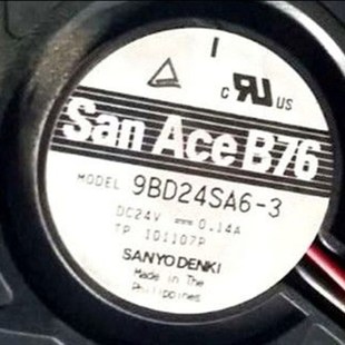 9BD24SA6 24V 三洋San 涡轮 B76 0.14A离心 鼓风机散热风扇 Ace
