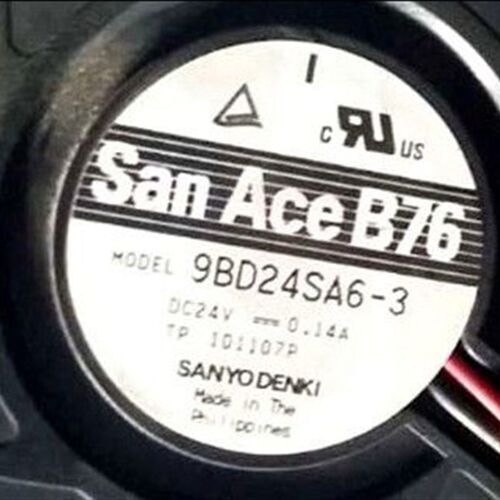 三洋San Ace B76 9BD24SA6-3 24V 0.14A离心 涡轮 鼓风机散热风扇
