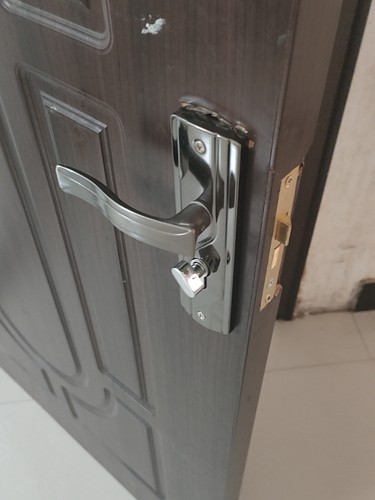 .老式小50锁体室内门锁锁心老款木门锁配锁锁具配件面板孔距155mm