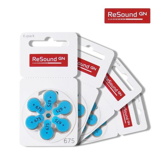 丹麦瑞声达大功率UPS998耳背式助听器电池A675/S675/PR44专用锌空