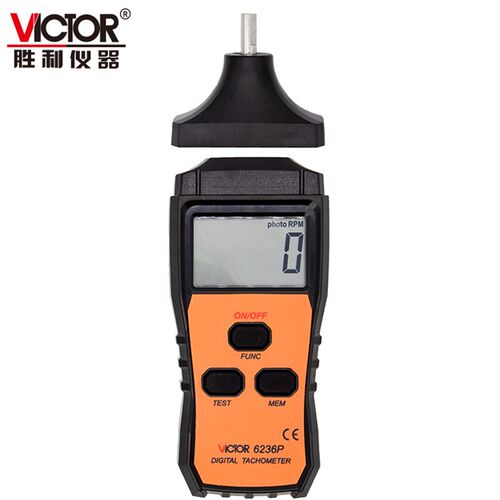 VICTOR胜利仪器VC6236P非接触+接触式转速表  光电式测速表转速仪