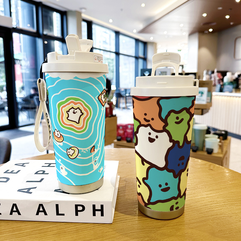 瑞幸eveonecat保温杯316不锈钢水杯卡通便携学生大容量随行咖啡杯