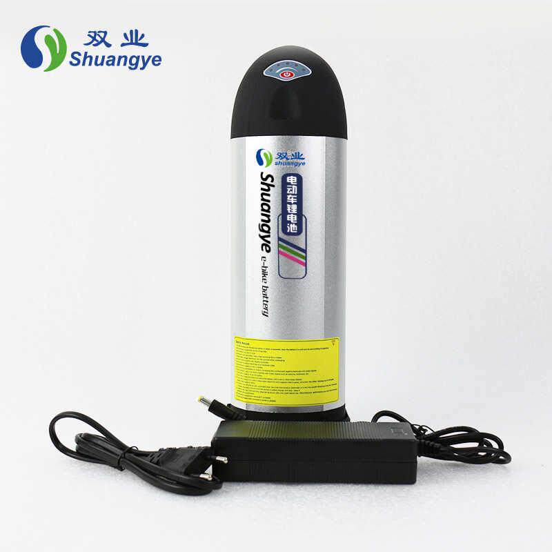 双业水壶电池短款36V8AH9AH10AH13AH 改装山电动车锂电池