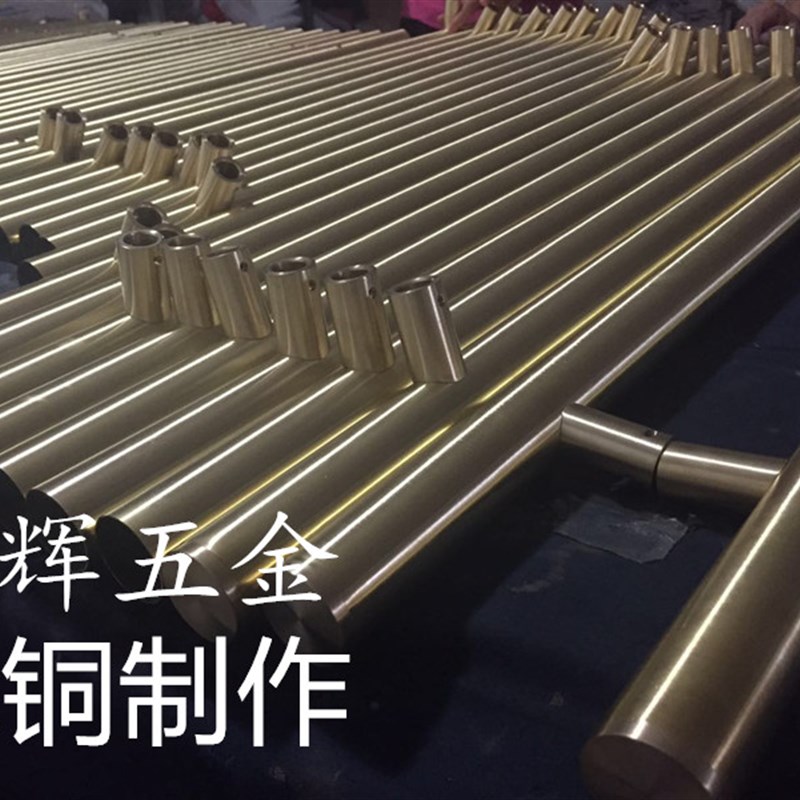 中式 大门拉手 纯铜圆管拉手 B玻璃门拉手 木门把手 现代大拉手