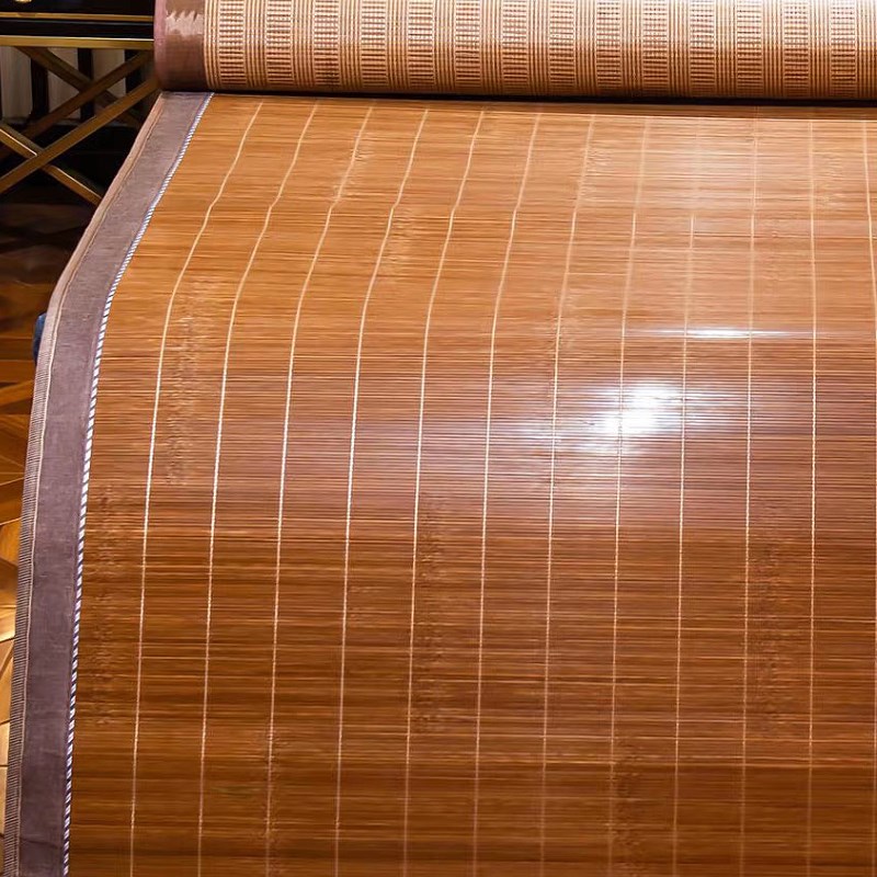 夏季竹席子1.8米凉席1.5米竹凉席折叠1.3直筒1.4上下卧铺1.15宿舍