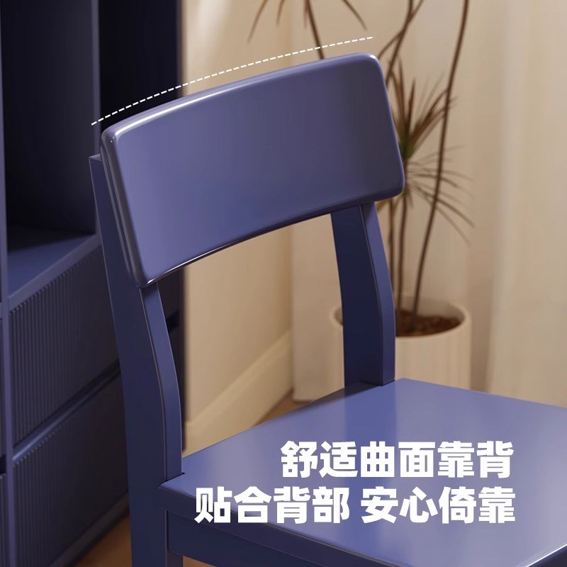 全实木餐椅客厅餐桌椅靠背家用现代简约餐厅餐凳2024新款简易椅子