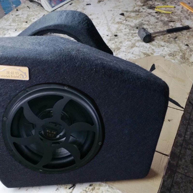 现代名图汽车专用低音炮空箱10寸12寸8寸喇叭木W质尾箱补型箱