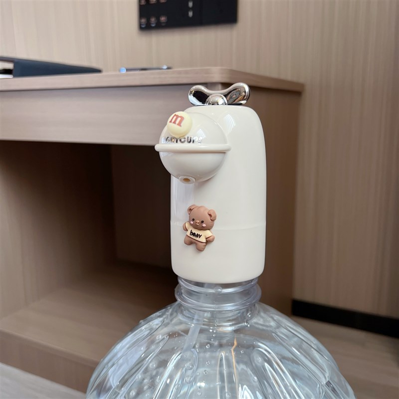 家用桶装抽水器饮水机取水器矿泉水上水器水桶自动抽水泵卡通宿舍