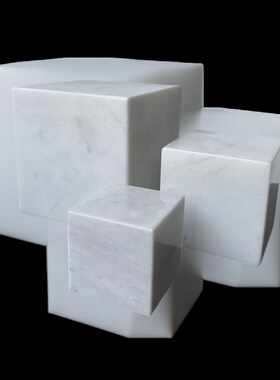 大理石雕塑底座 摆件工艺品底座垫板 装饰品摆台 大Y理石方块底座