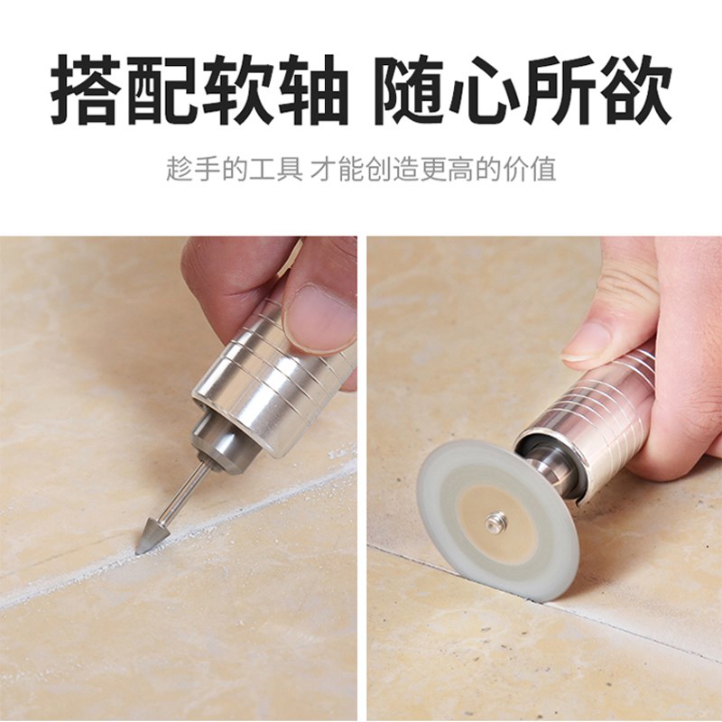 新款美缝剂施工工具瓷砖电动清缝机地砖开槽勾缝清理电动工具美缝