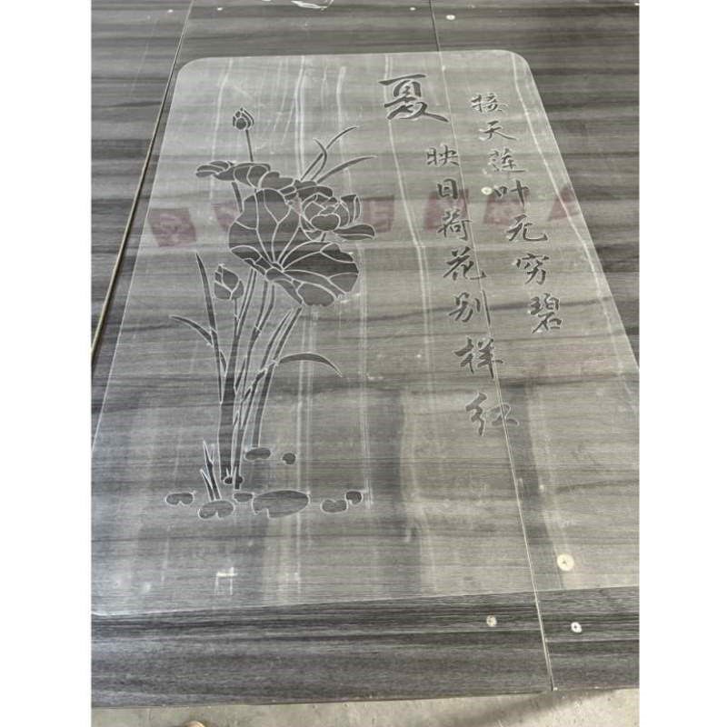 喷漆喷漆模板模具春夏秋冬喷漆镂空梅兰竹菊外墙刻字外墙图案喷漆