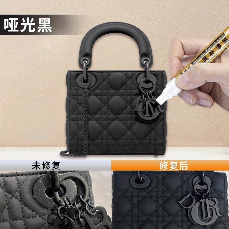 油漆笔补漆笔包包五金拉链纽扣补色金属翻新修复金色掉划痕修新款