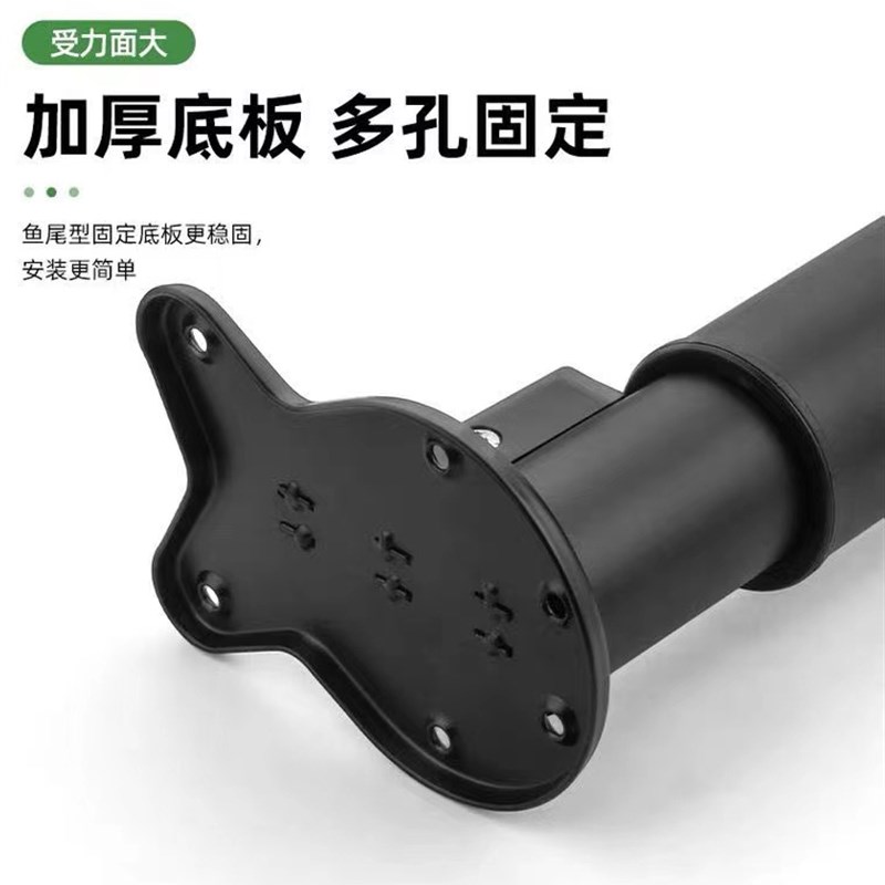 新款折叠桌腿支架可伸缩不锈钢可调节吧台支撑升降脚电脑办公桌腿
