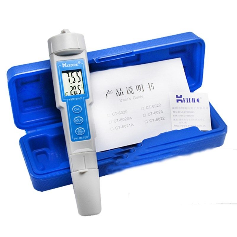 数显CT-6023笔式ph计便携式ph值测试PH酸碱度检测温补高精度0.02