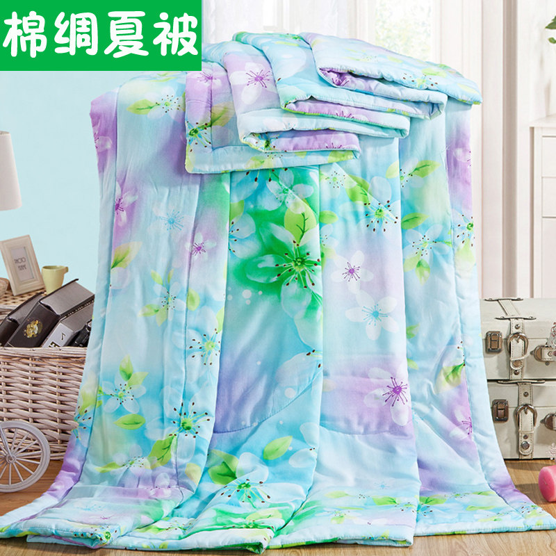 棉绸夏被b人造棉夏凉被绵绸空调被舒香绸苏香绸夏季薄被芯冷气被