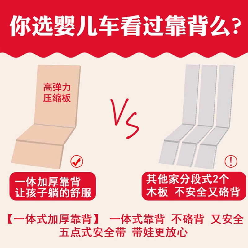 婴儿车轻便童车宝宝推车折叠简易可坐可躺超轻婴儿推车夏款透气厂