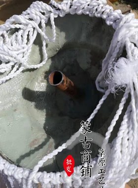 苏勒德苏鲁锭战旗蒙古包蒙餐厅民族特色装饰工P艺品落地摆件苏力