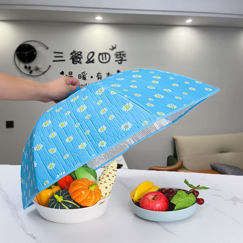 保温菜罩盖菜罩饭菜餐桌罩折叠防尘热菜厨房家用冬季新款2022