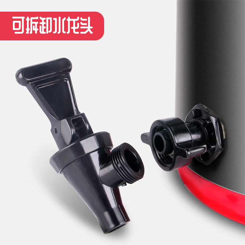不锈钢保温桶奶茶桶咖啡果汁豆浆桶商用8L10L12L双W层保温桶奶茶