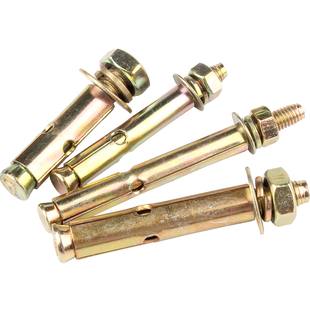 铁镀锌膨胀螺丝6mm外膨胀螺栓加长拉爆国标爆炸螺钉M6M8M10M12M14