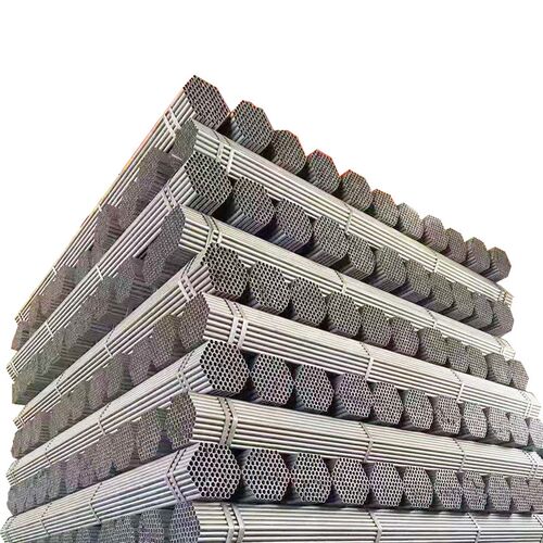 架子管6米玉米棒防卡扣架子管建筑工地红白漆架子管脚手架48厂家