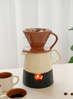 陶瓷V60咖啡滤杯手冲咖啡套装过滤漏斗网分享壶咖啡壶咖啡具套装