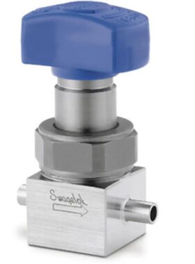 美国世伟洛克Swagelok 隔膜密封阀1/4蓝色定向手柄6LVV-DPBW4-P-1