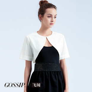 坎肩上衣开衫 夏季 气质薄网纱短款 外搭小披肩配裙子吊带短袖 女 新款