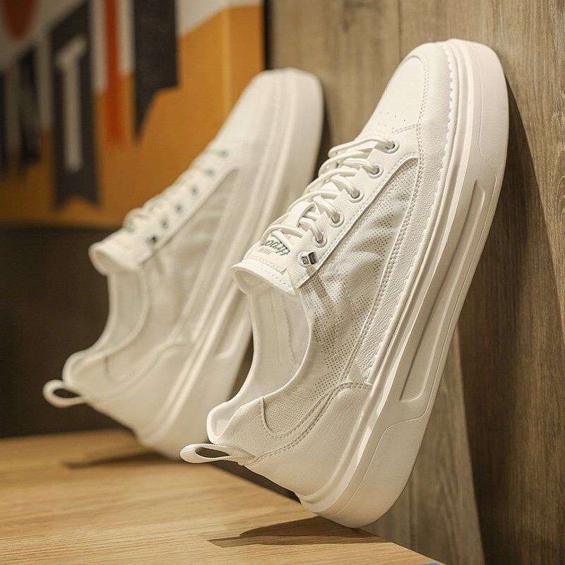 一脚蹬男鞋2025新款春季软底轻便休闲工作M板鞋潮流百搭运动小白