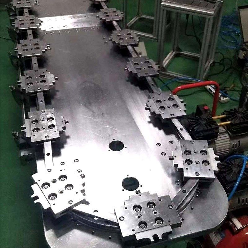 环形导轨循环线链条式环形导轨全自动生产线O紧密输送线椭圆形轨