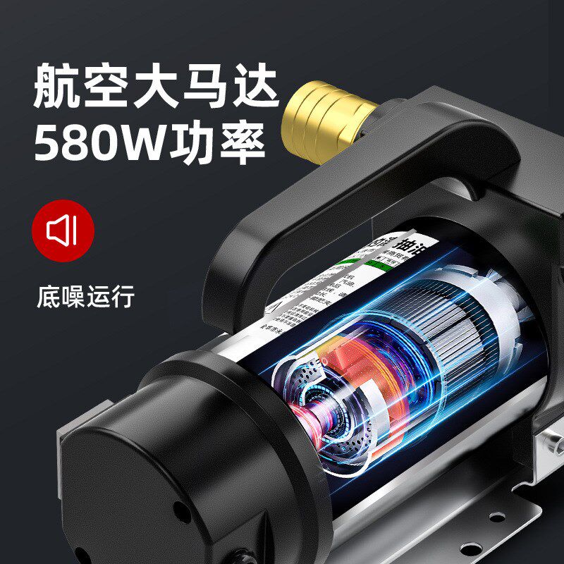 灼濛正反转电动抽油泵12V24V22D0V伏自吸泵直流柴油泵加油机抽油