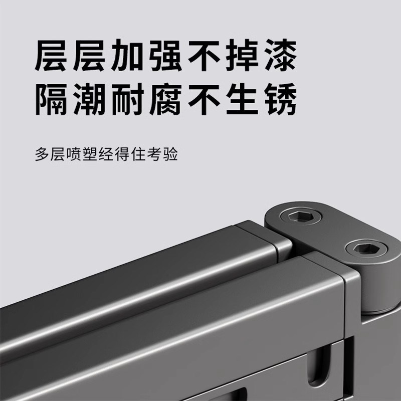 折叠晾衣架壁挂式阳台晾q衣神器家用隐形晒衣架伸缩晾衣杆室内凉