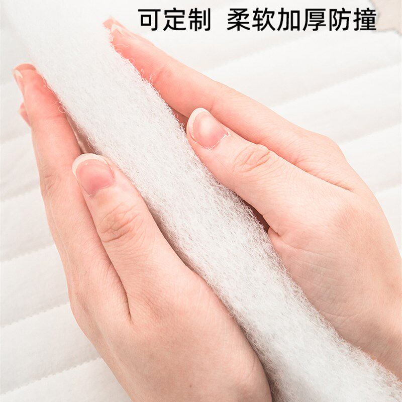 婴儿床床围儿童拼接床围栏软包防护绗缝全棉防撞档可X拆洗套件定