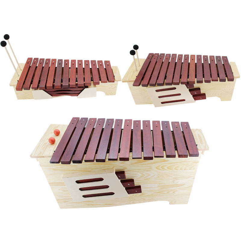 奥尔夫打击乐器i13音箱体式变调高中低音红木木琴铝板琴敲音乐教