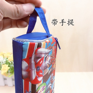 大容量双层笔袋学生男孩女u孩公主汽车卡通图案简约小清新礼物奖