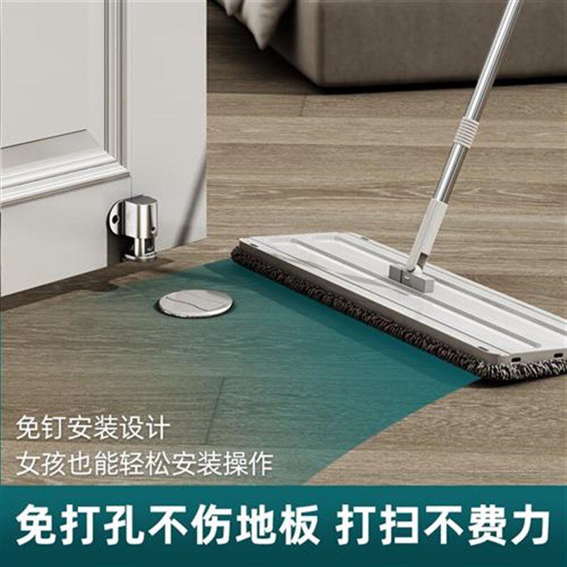 地吸门吸磁吸器门挡门固定扣防风门碰大门门卡防S撞免打孔神器新