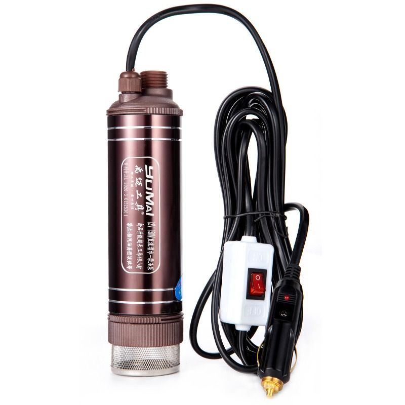 大功率电b动抽油泵抽水泵潜水泵12v220伏24抽油神器柴油小型防冻