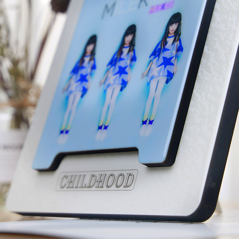 双层水晶照片摆台制作12寸10儿童C相框生日照相架定制宝宝洗相片