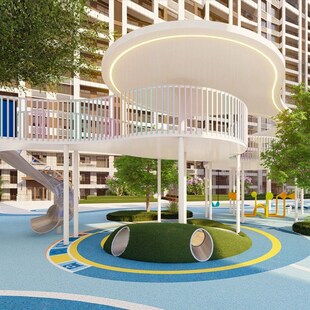 户外不锈钢钻洞h平板滑梯儿童隧道攀爬公园景区游乐场设备廊架定