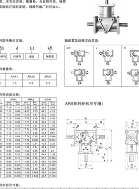 T6-1:1-1-LR-lO-B3硬齿面T4-1:2-L-LR-齿轮箱T8-1/3-1-LR换向器