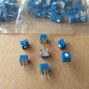 100K 日本TOCOS B104K 精密可调电阻GF063PB 同用3362P 单圈顶调