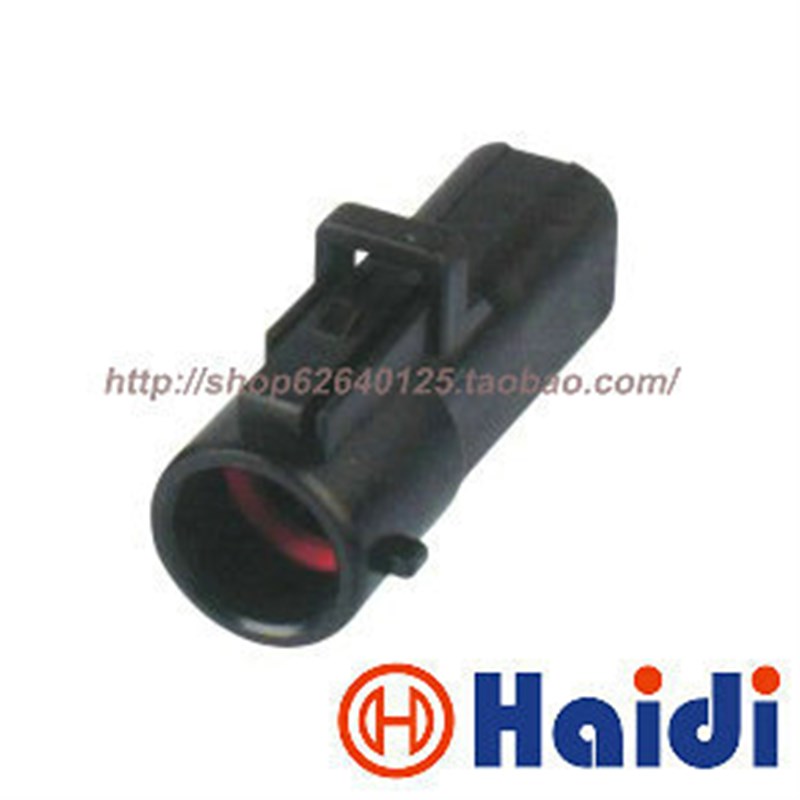 4孔 1.5系列黑色圆形汽车接插件 4P连接器 含端子 DJ7047D-1.5-11