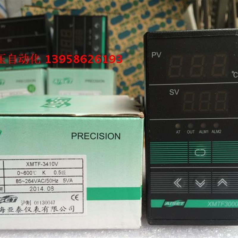 AISET上海亚泰 XMTF3000 XMTF-3410V K 智能温控仪 固态继电器