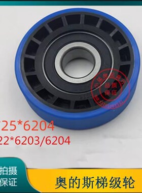 西子奥的斯XXAA290CY2扶梯梯级轮76*22*6203梯级骨架轮6204龙骨轮