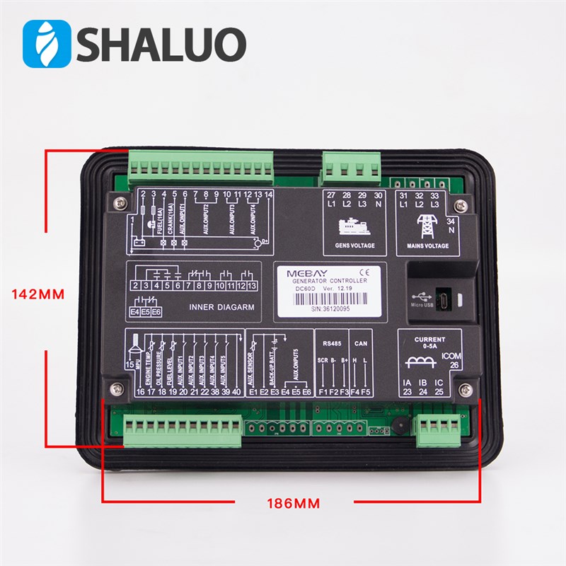 DC60D发电机控制器发电机组四保护模块 柴油发电机组全自动控制器