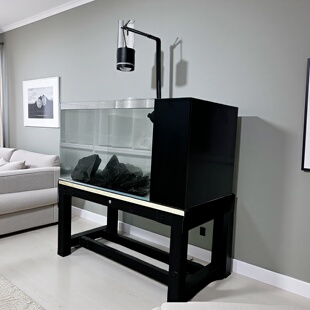 嘉赤1.2米120cm2026新款客厅办公室溪流超白玻璃鱼缸自循环侧滤缸